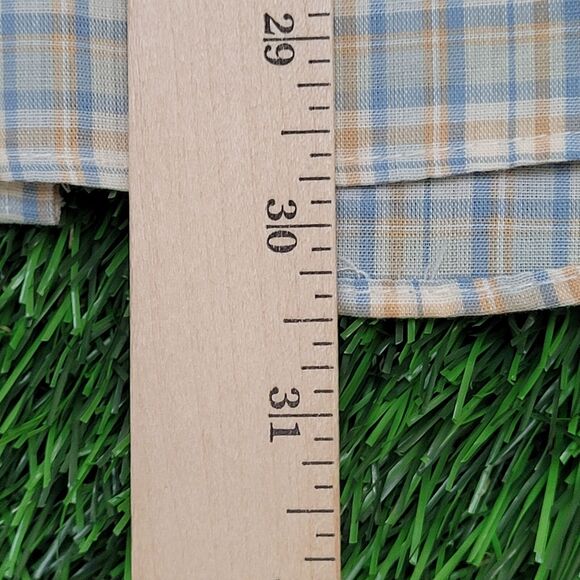 Vintage 80s LEVIS Button Shirt Large 21x30 Blue - Picture 10 of 10